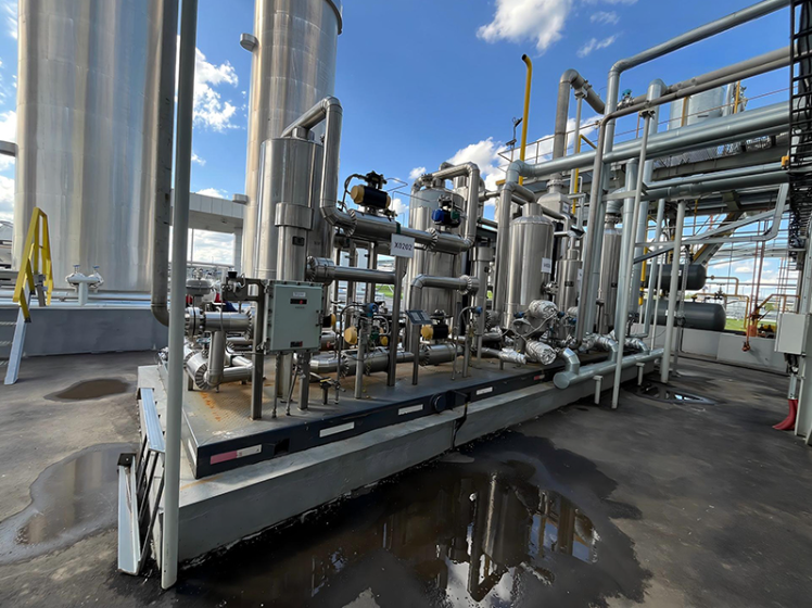 Proyecto de licuefacción de CO₂ para planta de amoníaco